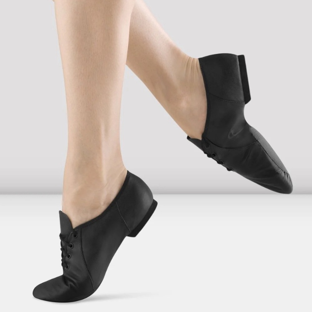 NEW Bloch Women’s Jazzsoft Leather Jazz Shoe in Black Size 9
